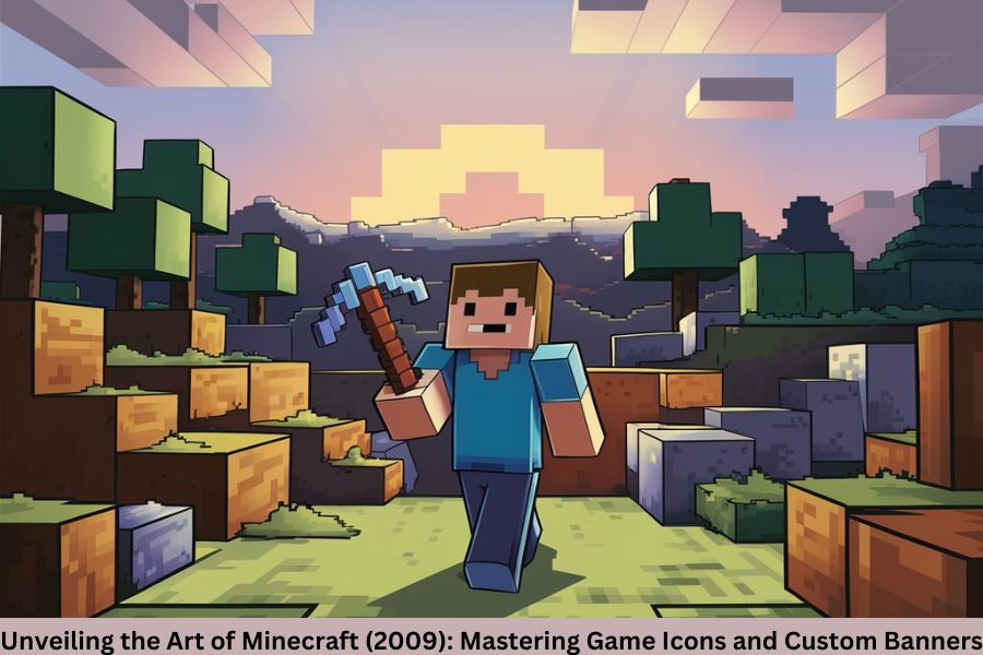 minecraft (2009) game icons banners